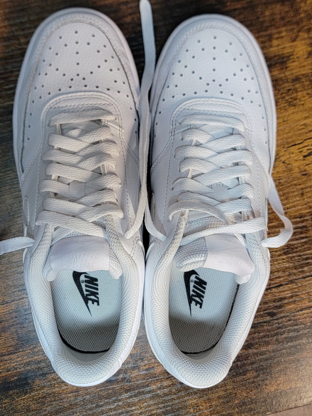 Nike Court Vision Low In White